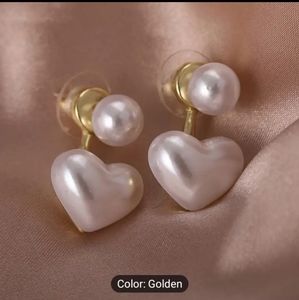 Golden Heart Earrings